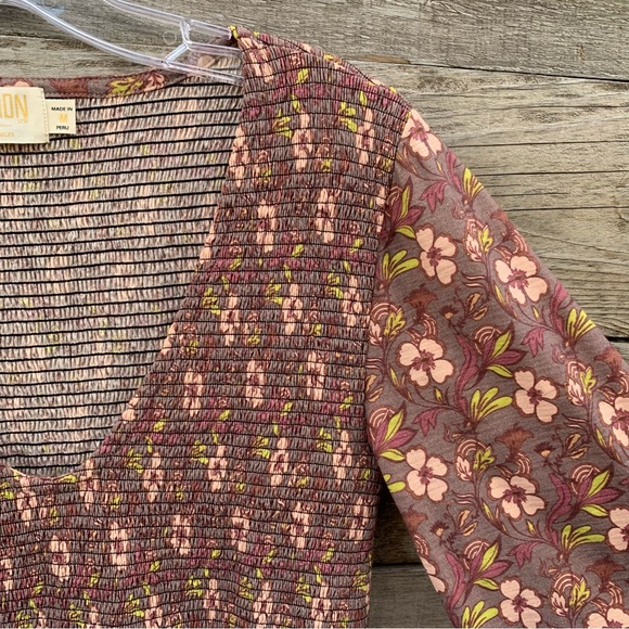 Nation LTD Tee Womens M Bunny Smocked Floral Love Story - Picture 7 of 16